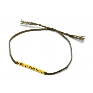 B-BM-6 - 3700982210813 - Belle mais pas que... - Bracelet Life is beautiful - 2