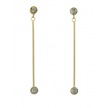 TSWCC01016-201 - 3700982209947 - La bonne étoile - Boucles d\'oreille Swarovky Gris - 2
