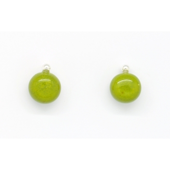ED6-green - 3700982209046 - Ceraselle - Boucles d\'oreille céramique \