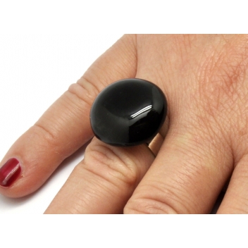 RH2-black - 3700982208858 - Ceraselle - Bague céramique petit modèle Noir - 5