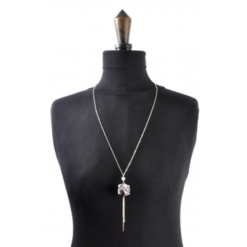  - 3700982216952 - The cocotte - Collier sautoir papier Origami Boule Noir - France