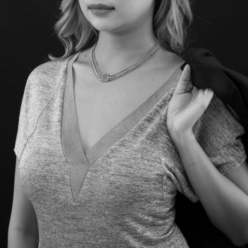 15--28706 - 3700982217560 - Ori Tao - Pritzker Beatnik : Collier 5 Rangs 