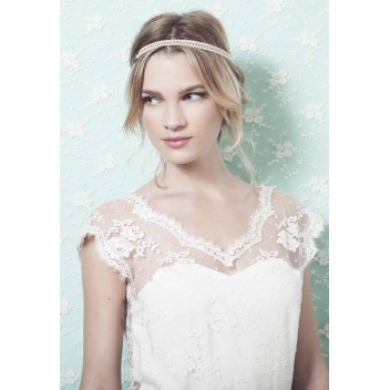 HB01SS15 - 3700982204577 - Les Dissonances - Romy : headband dentelle doré - France - 4