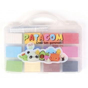 262400 - 3471052624006 - Patagom - Faire une gomme Activité Enfant Valisette Patagom 12 pains - 2