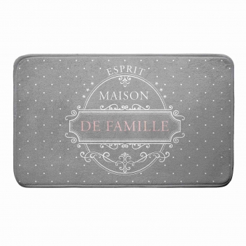 1801242 - 3574388012421 - Douceur d\'intérieur - Tapis de Bain 45x75 cm Microfibre Maison de Famille - 2