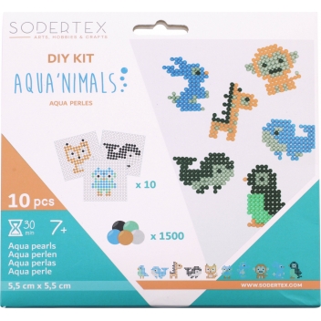L980001 - 3701385301894 - Sodertex - Kit Aqua perles Aqua\'animals - 6