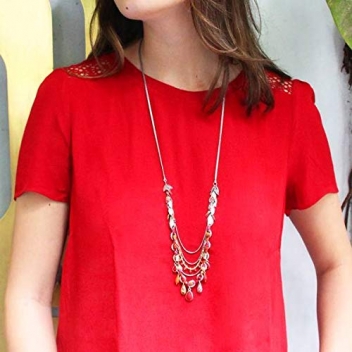 15--61472 - 3663483017797 - Franck Herval - Zeline : Collier long multipampilles