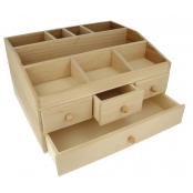Meuble tiroir Coiffeuse en bois
