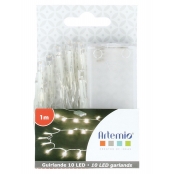 Guirlande lumineuse LED Blanc 1m