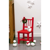 Chaise d'enfant en bois 47 x 24 cm