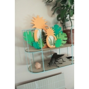 Cadre photo en bois Ananas 7,5 x 15 x 0,7 cm