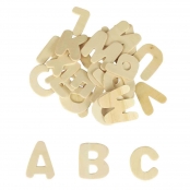 Lettres en bois Alphabet complet 3 à 4 cm 26 pièces