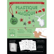 Kit Plastique magique translucide Noel Vintage 3 pièces