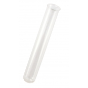 Soliflore tube en verre 15x2,5cm 2 pièces