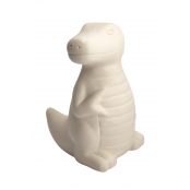 Tirelire Dinosaure tyranosaure en céramique 14 x 8 x 7,5 cm