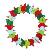 Méga pack festif pour enfant Déco de Noël 321 pièces