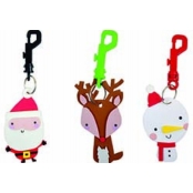 Kit Porte-clés de Noël en mousse 17 pièces pour faire 3 porte clés