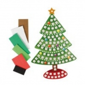 Kit mosaique mousse numéroté sapin 18,5 cm