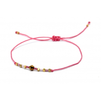B-780-rose - 3700982210394 - Belle mais pas que... - Bracelet perles miyuki Lina Rose