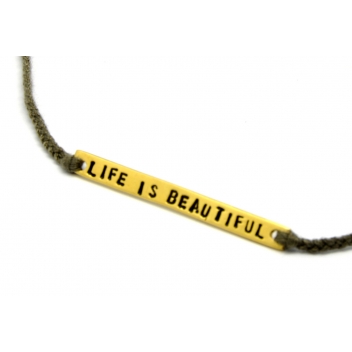 B-BM-6 - 3700982210813 - Belle mais pas que... - Bracelet Life is beautiful - 3