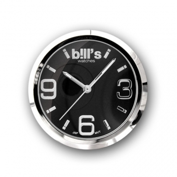 - 3700982215429 - Bill's watch - Montre Classic Bracelet Noir & cadran Noir - 2