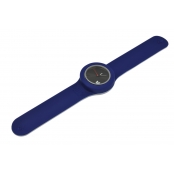 Montre B! Bracelet bleu & cadran noir