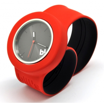  - 3700982214231 - Bill\'s watch - Montre B! Bracelet rouge & cadran noir - 3