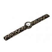 Montre Mini Bracelet Leopard & cadran blanc
