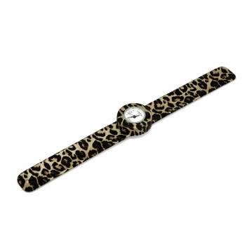  - 3700982214408 - Bill's watch - Montre Mini Bracelet Leopard & cadran blanc