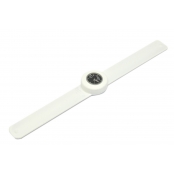 Montre Mini Bracelet Blanc & cadran noir