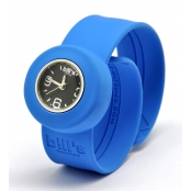 Montre Mini Bracelet Bleu lagon & cadran noir