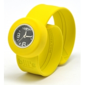 Montre Mini Bracelet Jaune & cadran noir