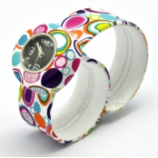 Montre Mini Bracelet 70's Candy & cadran noir