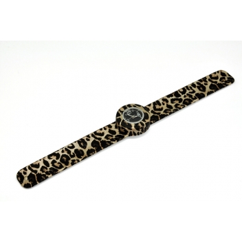  - 3700982214583 - Bill's watch - Montre Mini Bracelet Leopard & cadran noir