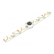 Montre Mini Bracelet Flamingo & cadran noir