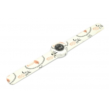  - 3700982214590 - Bill's watch - Montre Mini Bracelet Flamingo & cadran noir