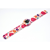Montre Mini Bracelet Pink Fruit & cadran noir