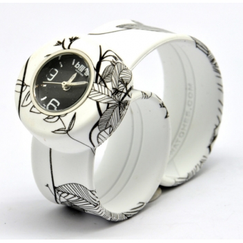  - 3700982214613 - Bill's watch - Montre Mini Bracelet Soft Draft & cadran noir - 3