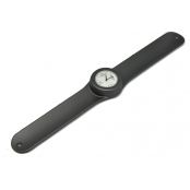 Montre Classic Bracelet Gun & cadran blanc