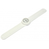 Montre Classic Bracelet Blanc & cadran blanc