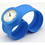Montre Classic Bracelet Bleu lagon & cadran blanc