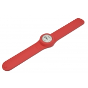 Montre Classic Bracelet Corail & cadran blanc