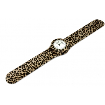  - 3700982214828 - Bill's watch - Montre Classic Bracelet Leopard & cadran blanc