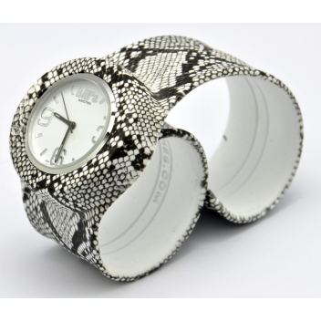  - 3700982214859 - Bill's watches - Montre Classic Bracelet Python & cadran blanc - 3