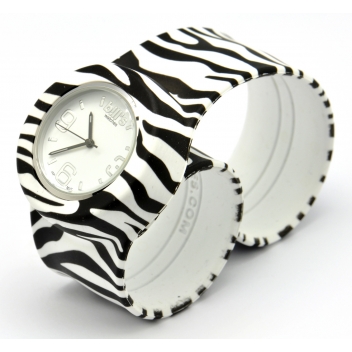  - 3700982214866 - Bill's watch - Montre Classic Bracelet Zèbre & cadran blanc - 3
