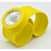Montre Classic Bracelet Jaune & cadran Crystal Flower