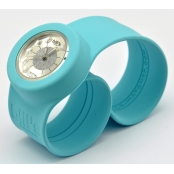 Montre Classic Bracelet bleu & cadran Crystal Flower