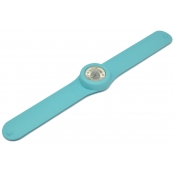 Montre Classic Bracelet bleu & cadran Crystal Flower