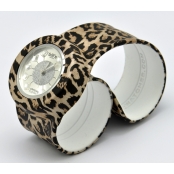 Montre Classic Bracelet Leopard & cadran Crystal Flower
