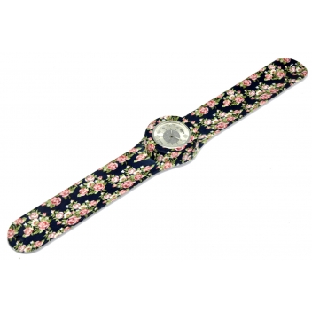  - 3700982215078 - Bill's watch - Montre Classic Bracelet Marine ros. & cadran Crystal Flower